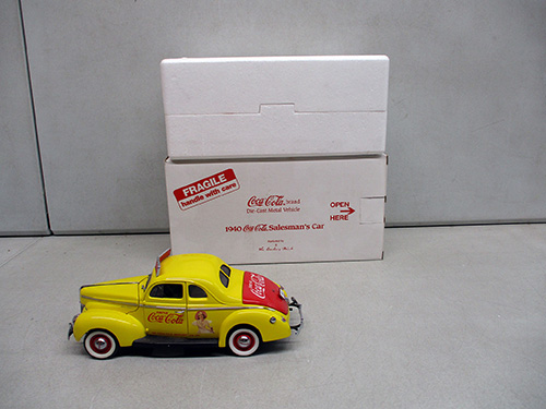 image of Danbury Mint 1940 Coca-Cola Salesman's Car Model