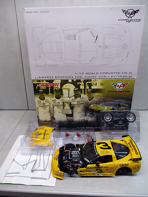 image of 1:12 Scale Corvette C5-R Die-Cast Model