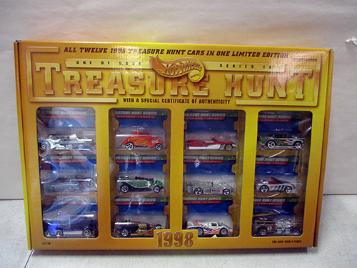 image of Hot Wheels 1998 Treasure Hunt Set