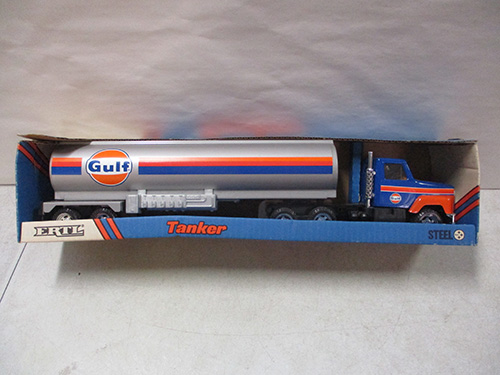 image of ERTL Gulf Tanker Toy Truck in Box