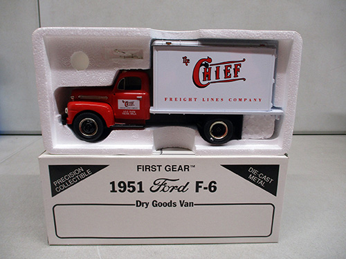 image of 1st Gear 1951 Ford F-6 Dry Goods Van Die-Cast Model