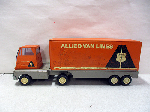 image of Allied Van Lines Tin Toy Truck