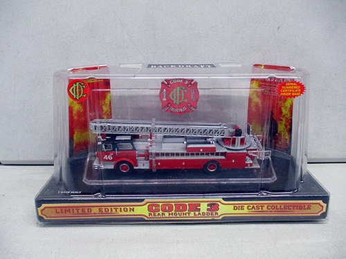 image of Code 3 Rear Mount Ladder Fire Truck Model