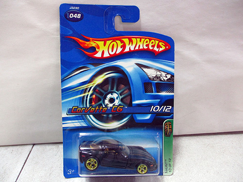 image of Hot Wheels Treasure Hunt Corvette C6 Diecast Car