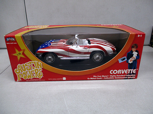 image of American Muscle Austin Powers Corvette Die-Cast Model