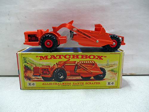 image of Matchbox K-6 Allis-Chalmers Earth Scraper