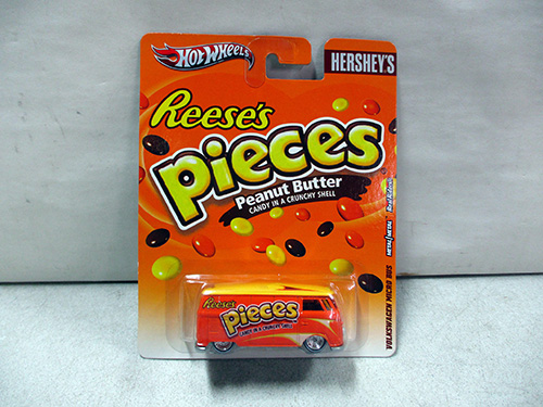 image of Hot Wheels Reese's Pieces Volkswagen Micro Bus