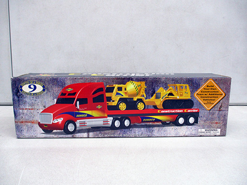 image of Sunoco Construction Carrier Toy Truck Set