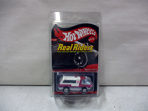 image of Hot Wheels Redline Club Real Riders Ambulance