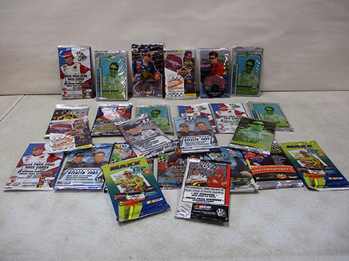 image of NASCAR Sealed Trading Card Packs Collection