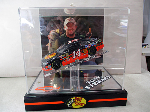 image of Tony Stewart #14 Diecast Car in Display Case