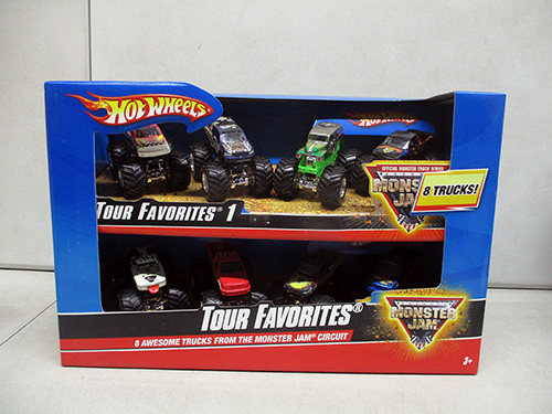 image of Hot Wheels Monster Jam Tour Favorites Set