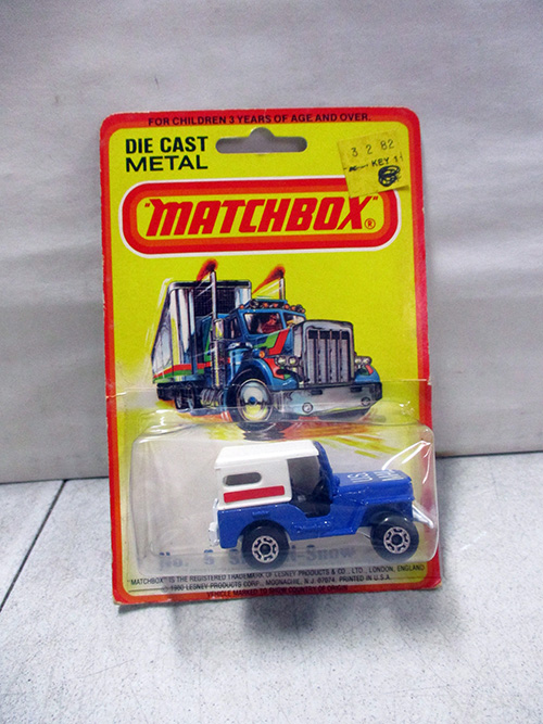 image of Matchbox Die-Cast Jeep Snow Tracker