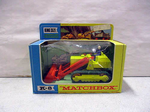 image of Matchbox King Size K-8 Caterpillar Trax Excavator