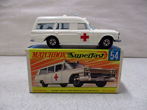 image of Matchbox Superfast No. 54 Ambulance Model