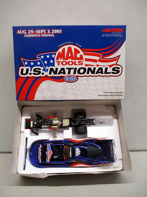 image of 2001 Mac Tools U.S. Nationals NHRA 1:24-Scale Funny Car