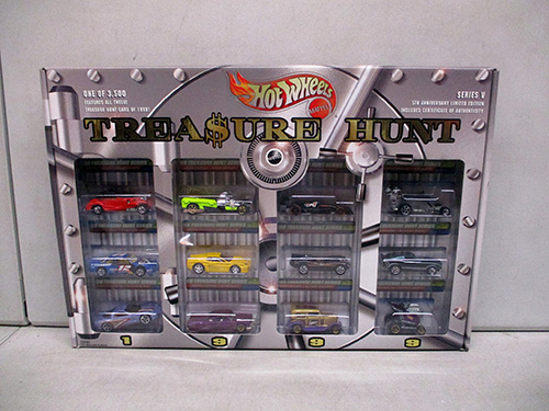 image of Hot Wheels Treasure Hunt Series V Set