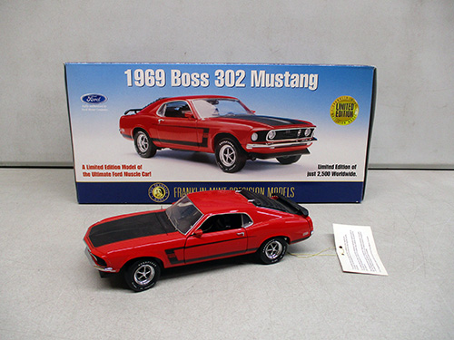 image of Franklin Mint 1969 Boss 302 Mustang Model