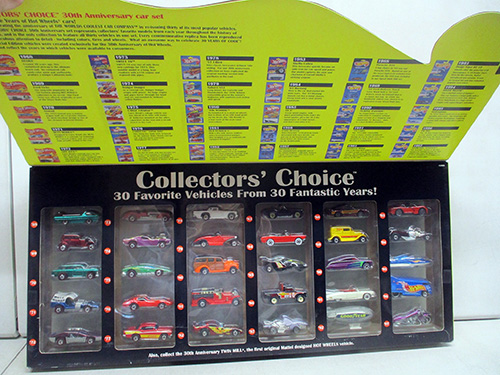 image of Hot Wheels Collectors' Choice 30th Anniversary Set