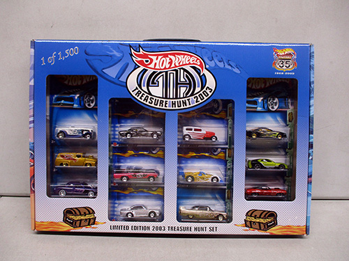 image of Hot Wheels 2003 Treasure Hunt Set