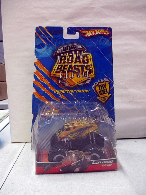 image of Hot Wheels Young Beasts Sticky Tongues Monster Truck Toy