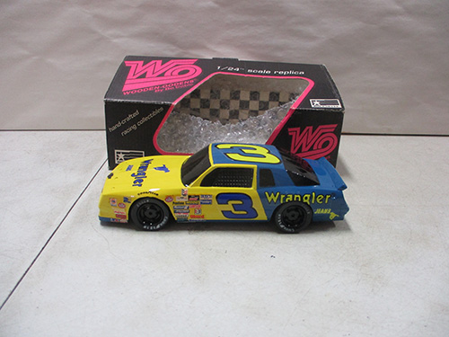 image of Dale Earnhardt Wrangler Racing Car Model by Wooden-ooden 1/24