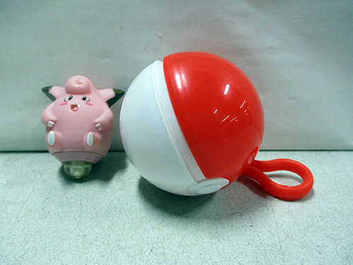 image of Pokémon Clefairy Spinning Top with Pokéball