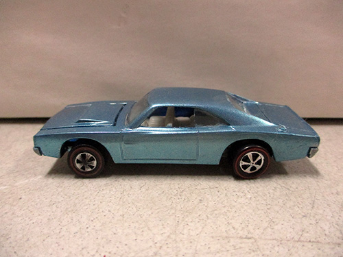 image of Hot Wheels Redline Dodge Charger aqua