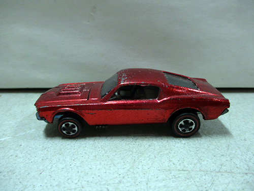 image of Hot Wheels Redline Custom Mustang red