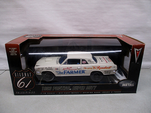 image of Arnie Beswick 1965 Pontiac GTO Diecast Model Car by Highway 61