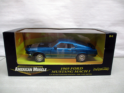 image of American Muscle 1969 Ford Mustang Mach 1 Die-Cast Model