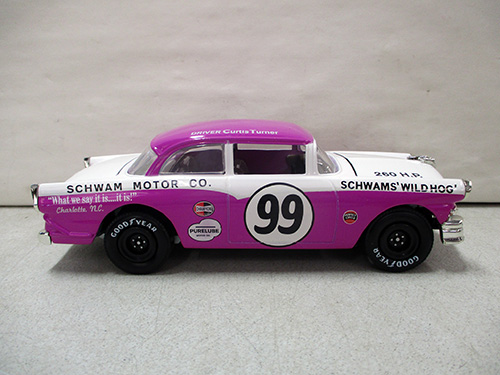 image of Action Curtis Turner Diecast Model Car 1957 Chevrolet Schwam’s Wild Hog
