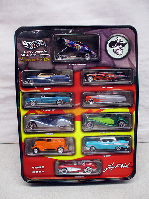 image of Hot Wheels Larry Wood 35th Anniversary Set 1969-2004