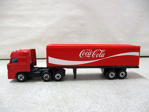 image of Matchbox Die-Cast Coca-Cola Semi Truck Model