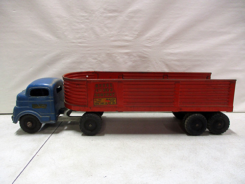 image of Metal Marx Toy Semi Trailer Truck