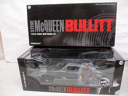 image of 1968 Ford Mustang GT Bullitt 1:18 Scale by GreenLight