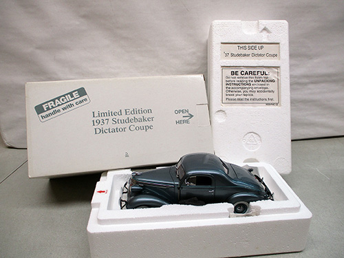 image of Danbury Mint 1937 Studebaker Dictator Coupe Die-Cast Model