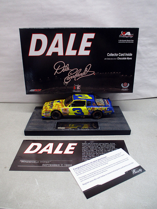 image of Dale Earnhardt Wrangler NASCAR Model with Display