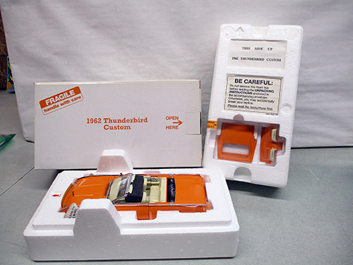 image of Danbury Mint 1962 Thunderbird Custom Die-Cast Model Car