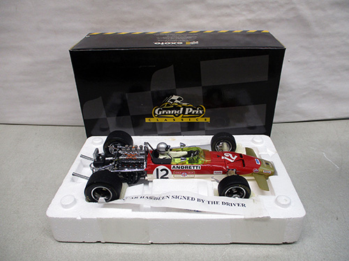 image of Mario Andretti Grand Prix Classics 1:18 Scale Diecast Model Car signed by Andretti