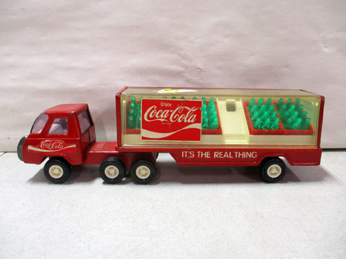 image of Buddy L Coca-Cola Die-Cast Toy Truck with Bottles
