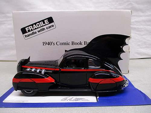 image of Danbury Mint 1940s Comic Book Batmobile Model