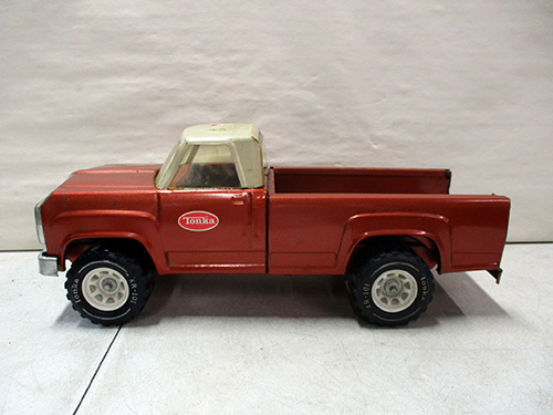 image of Tonka Metal Toy Truck with Tonka Logo
