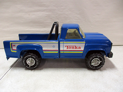 image of Tonka Blue Pickup Truck Die-Cast Toy