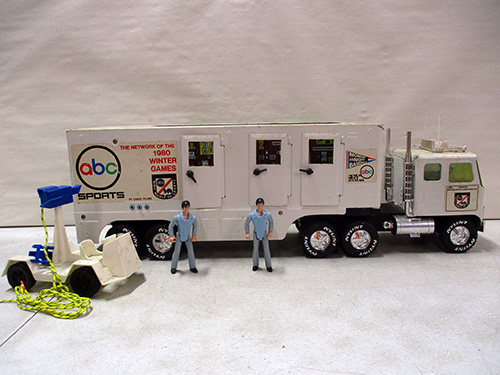 image of ABC Sports 1980 Winter Games Toy Truck Set