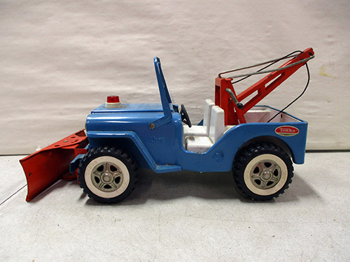 image of Tonka Jeep With Snowplow and Tow Mechanism