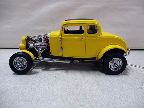 image of American Grafitti Die-Cast Yellow Hot Rod Model Car