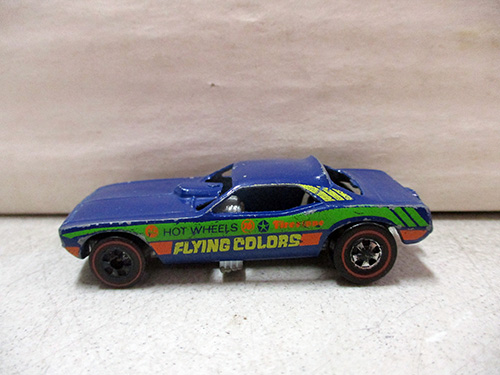 image of Hot Wheels Redline Flying Colors Blue Funny Car