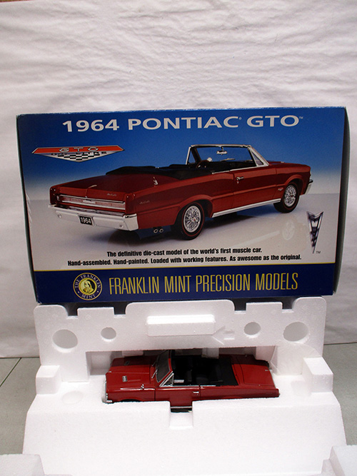 image of Franklin Mint 1964 Pontiac GTO Die-Cast Model