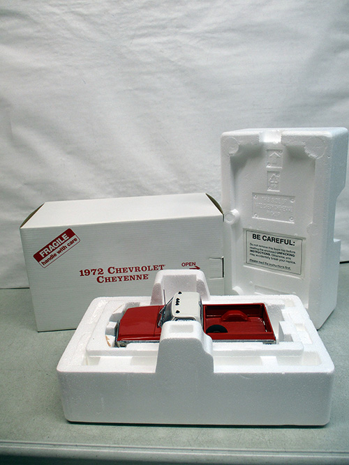 image of Danbury Mint 1972 Chevrolet Cheyenne Die-Cast Model in Original Box